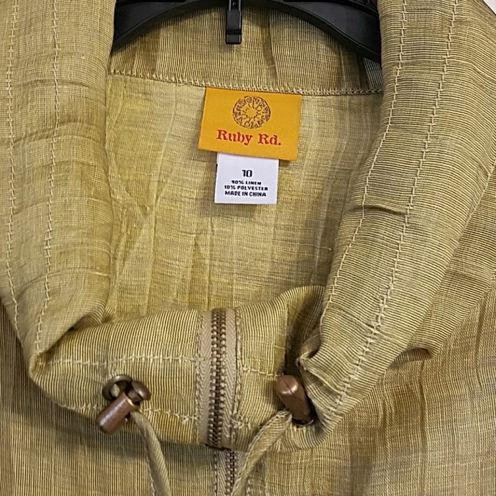 Ruby Rd spring green jacket. - Picture 6 of 6